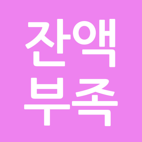 잔액부족