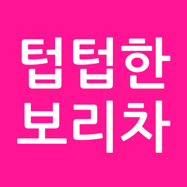 텁텁한보리차