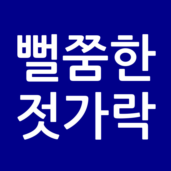 뻘쭘한젓가락