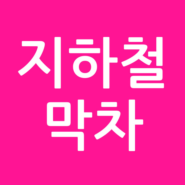 지하철막차